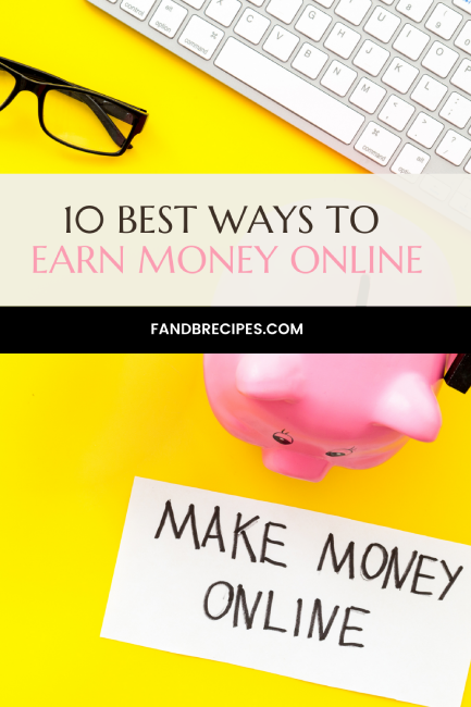 10 Best Ways to Earn Money Online Pin
